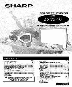 Sharp CRT Television 25C340-page_pdf